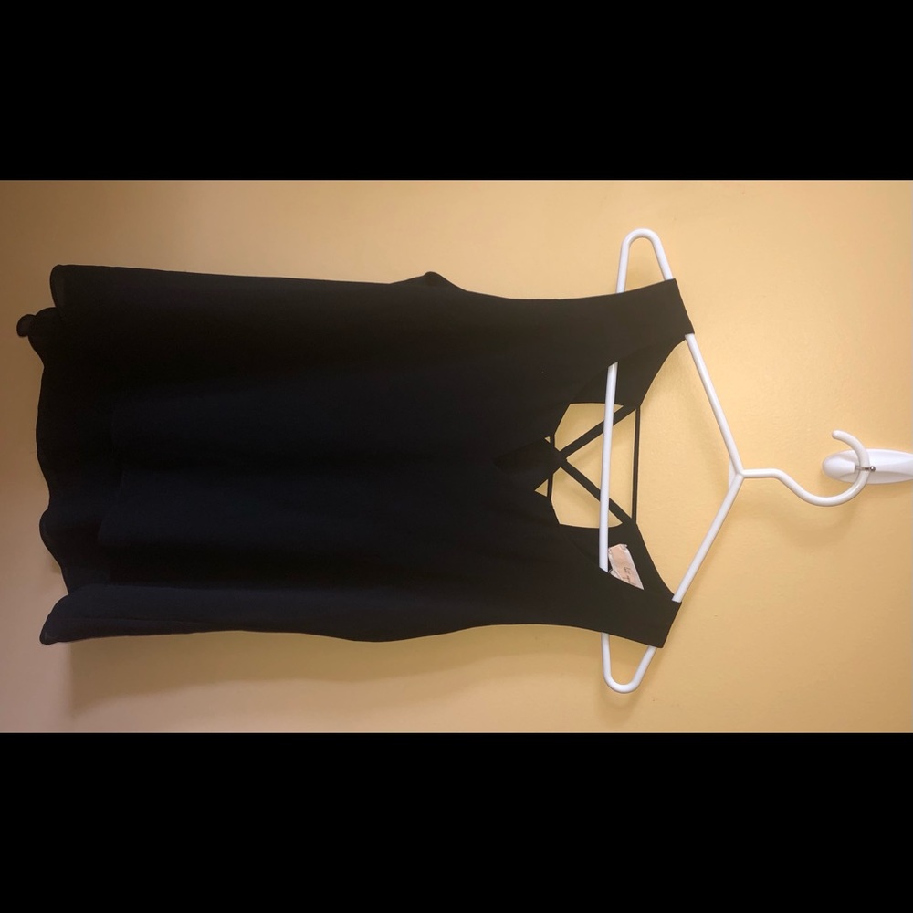 Black dress top